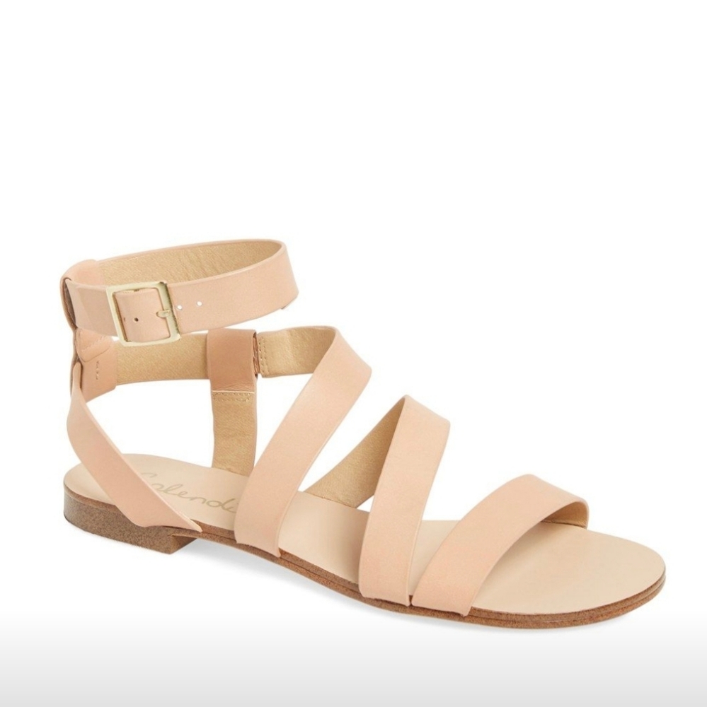 Splendid Caracas Nude Leather Sandal
